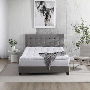 Hotel Grand Polyester Filled 2” Mattress Topper, NWT